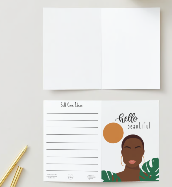 Hello Beautiful Greeting Card