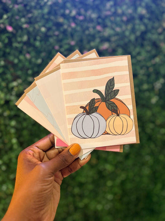 Fall Vibes Greeting Card Set