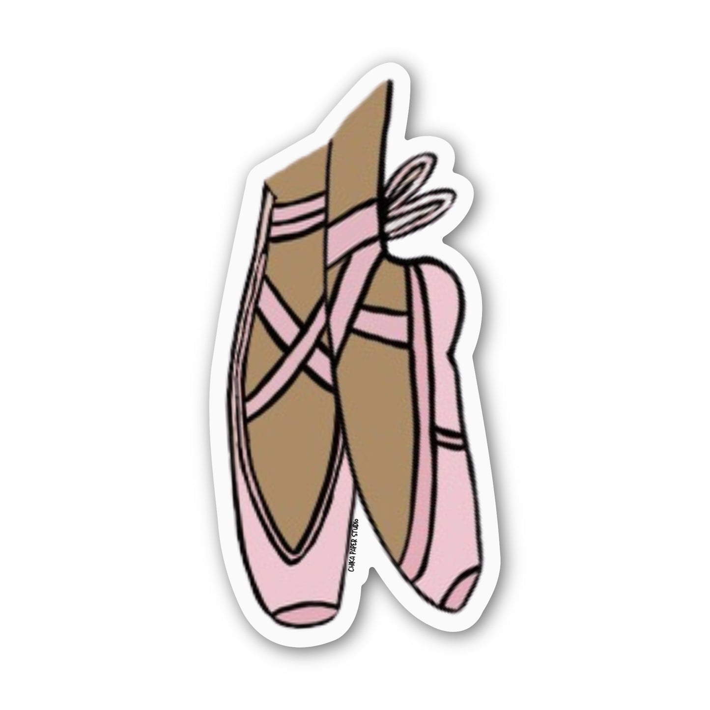 Ballet Slippers Sticker