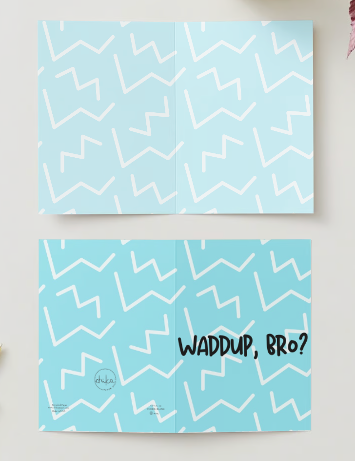 Greeting Card-Hey Bro!