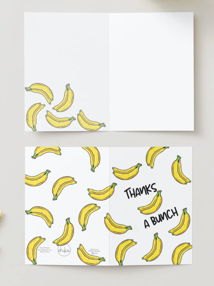 Thanks a Bunch Greeting Card