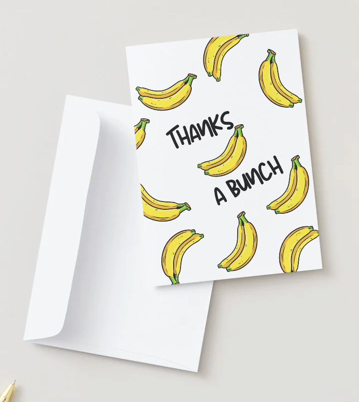 Thanks a Bunch Greeting Card
