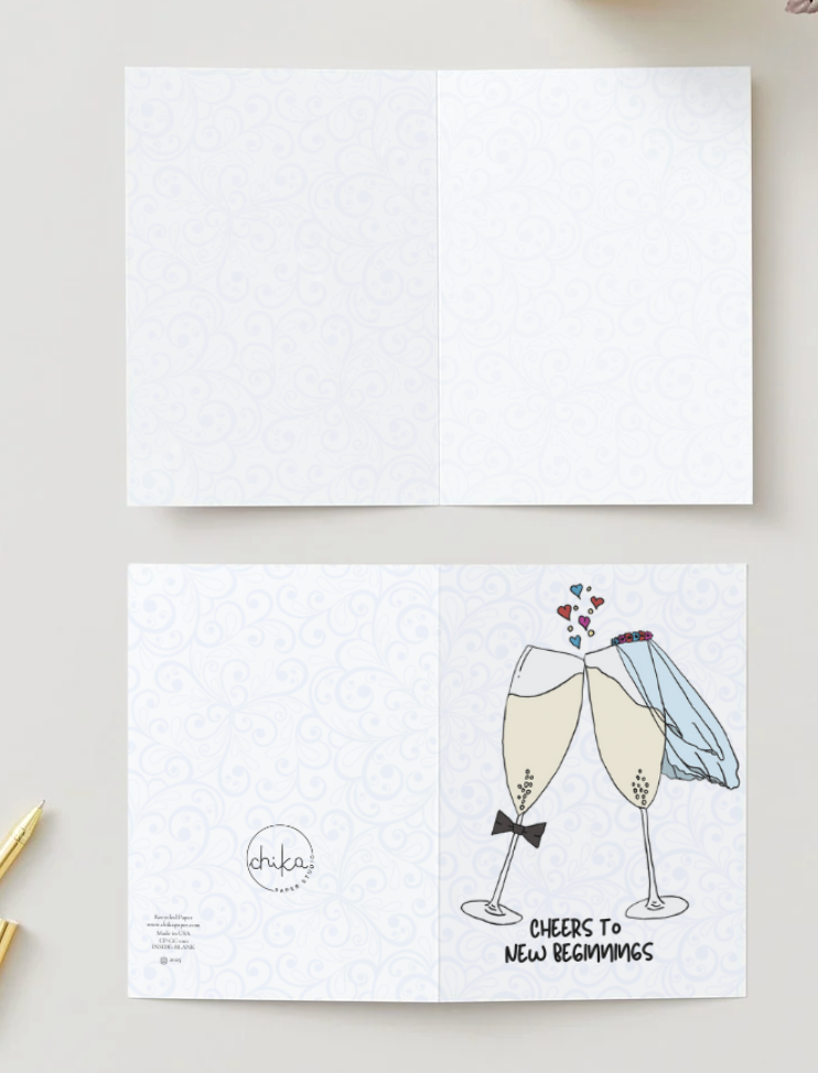 To New Beginnings Greeting Card