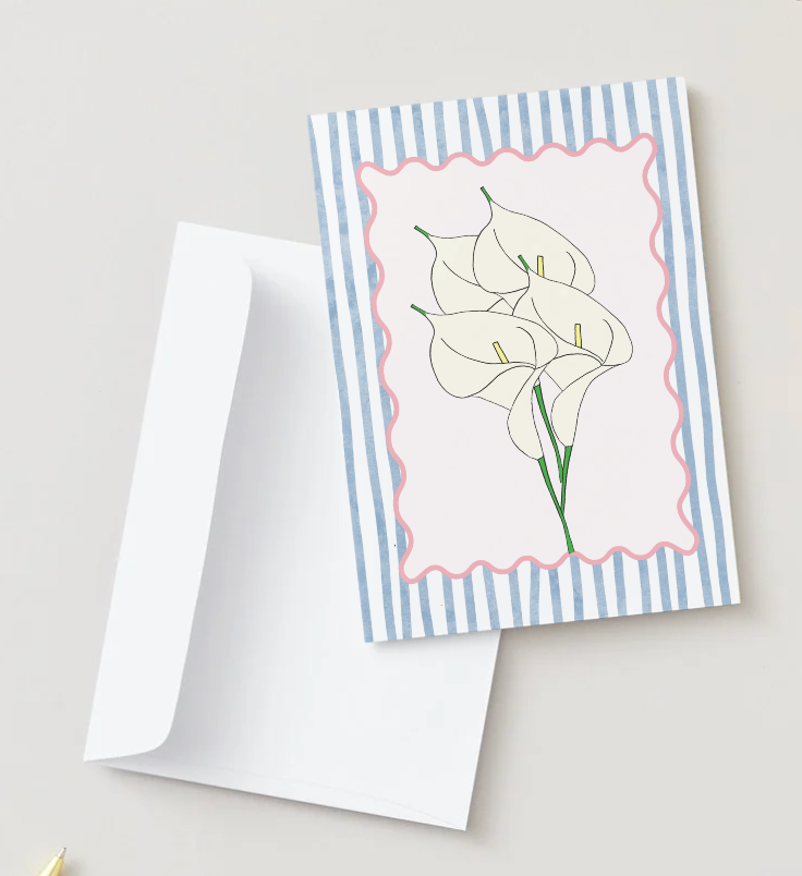 Lillies Greeting Card