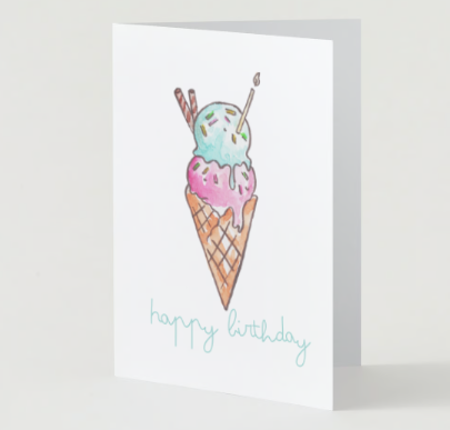 Sweet Birthday Greeting Card