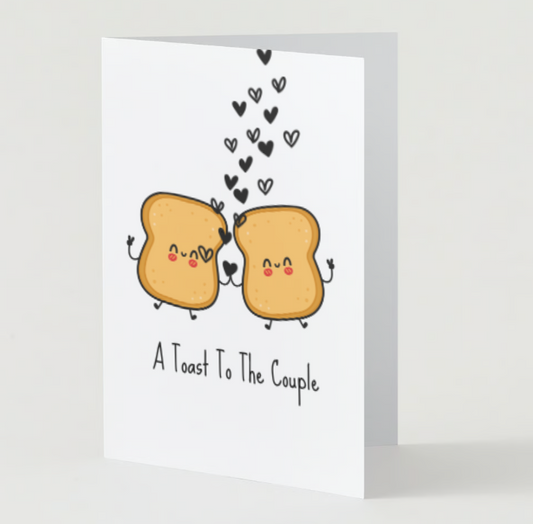 Toast to The Couple Greeting Card