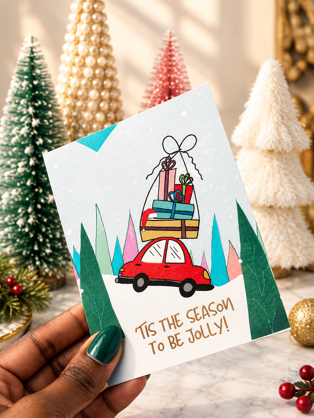 'Tis the Season to Be Jolly Christmas Card