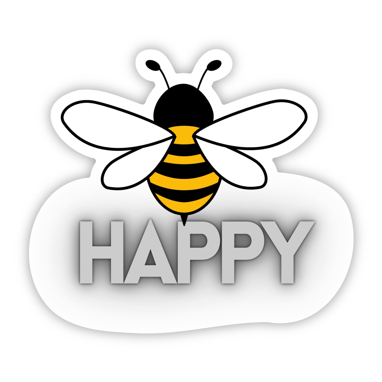 Bee Happy Sticker