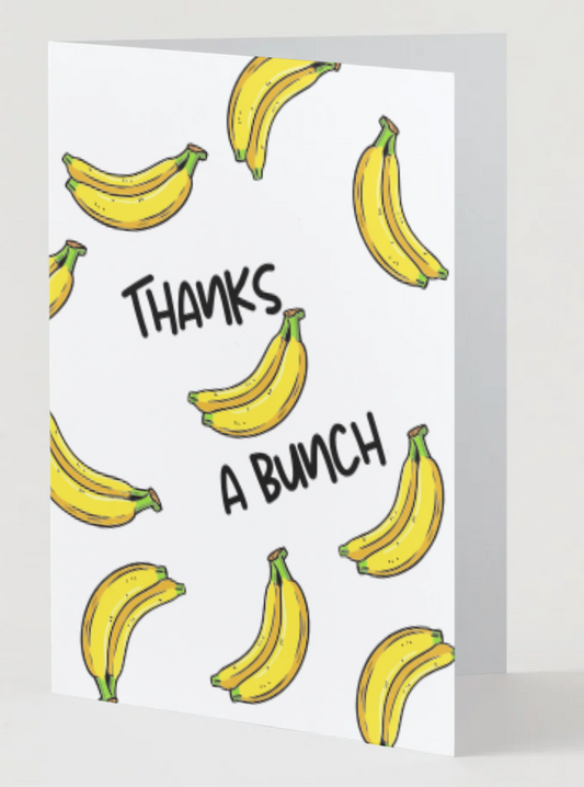 Thanks a Bunch Greeting Card