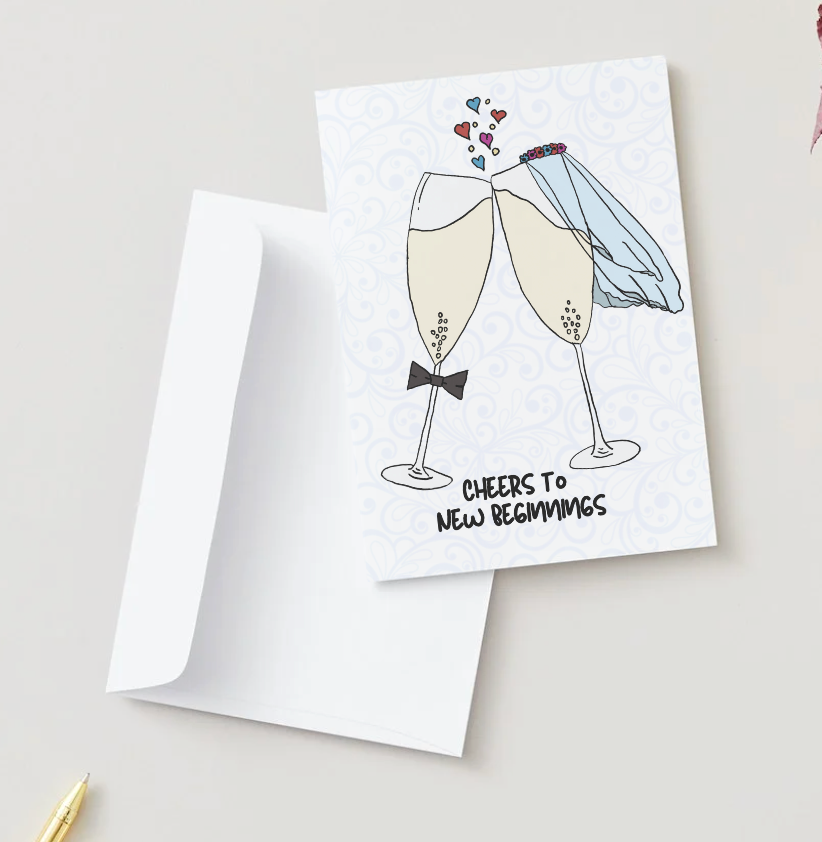 To New Beginnings Greeting Card