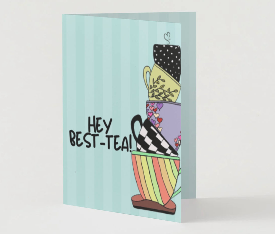 Hey Bestie Greeting Card