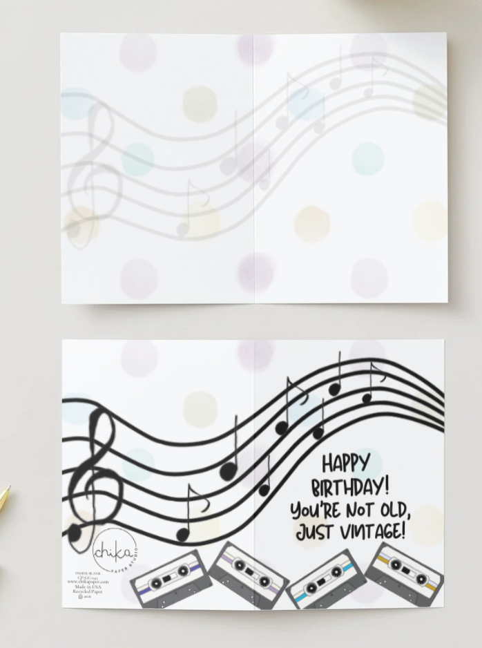 Vintage Bday Card