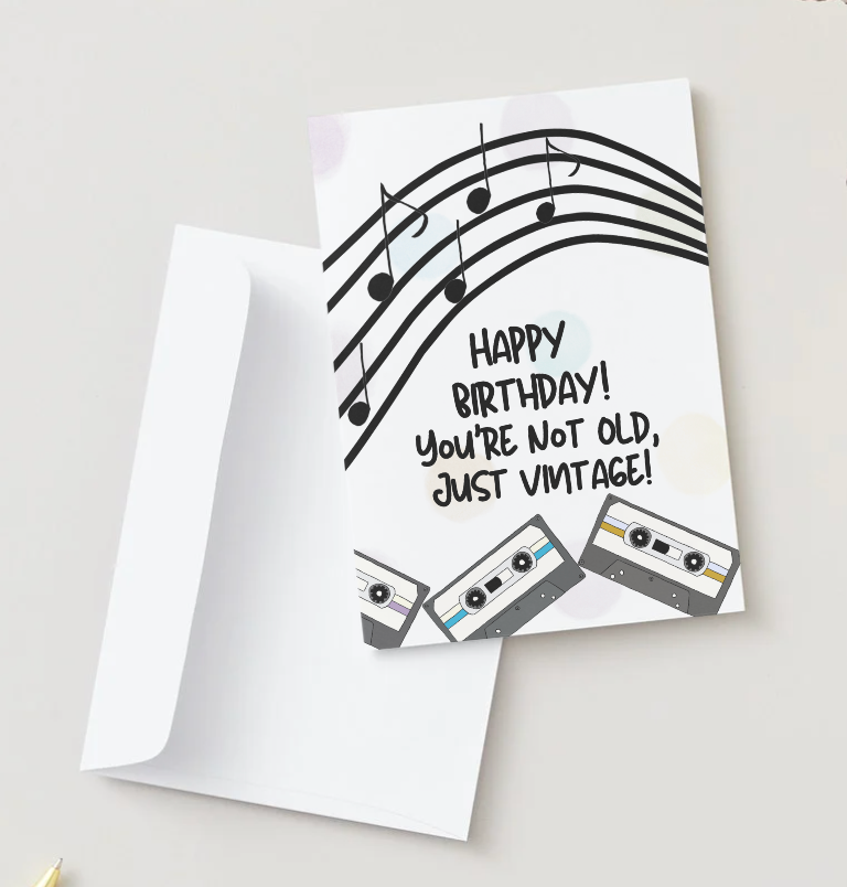 Vintage Bday Card