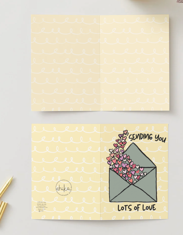 Lots of Love Greeting Card